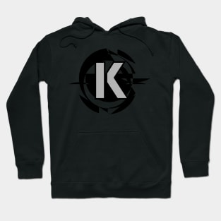 Futuristic Modern Letter K Hoodie